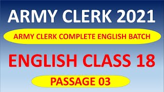 army clerk english paper | army clerk paper 2020 | army clerk paper 2019  | army exam 2021 | oneplus