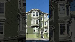 Green on Green Victorian Mission District San Francisco #travel #architecture