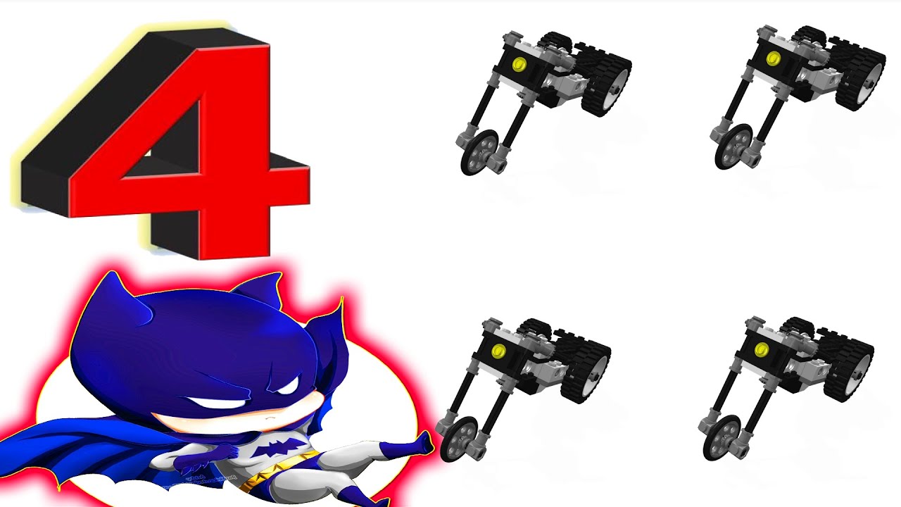 Leren Nummers Lego Speelgoed Vuil Fiets Batman Motorfiets Videos Kinderen Youtube