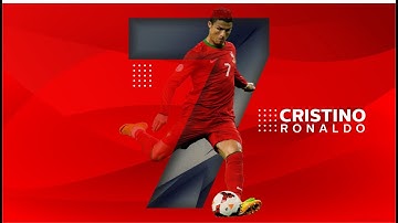 How to Create Epic Poster Design for Cristiano Ronaldo - Coreldraw Tutorial