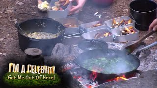 Jamie And Jennie Cook Jungle Fish And Chips Im A Celebrity... Get Me Out Of Here