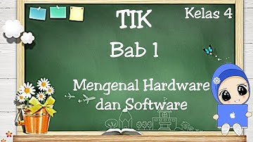 TIK Kelas 4 Bab 1 Mengenal Hardware dan Software