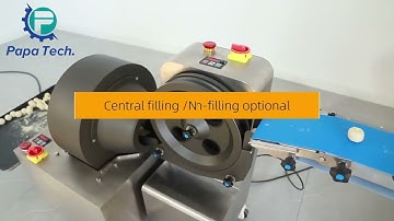 Automatic stuffed cookie dough ball prodution line