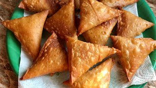 Vegetable samosa recipe || how To fold samosa