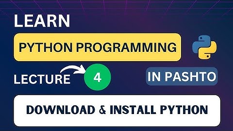 Python Programming: Lecture 04 | Beginner