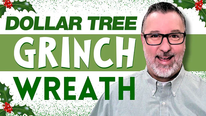Dollar Tree Grinch Wreath - Fun and Easy DIY - #christmas #grinch @DavesWreaths