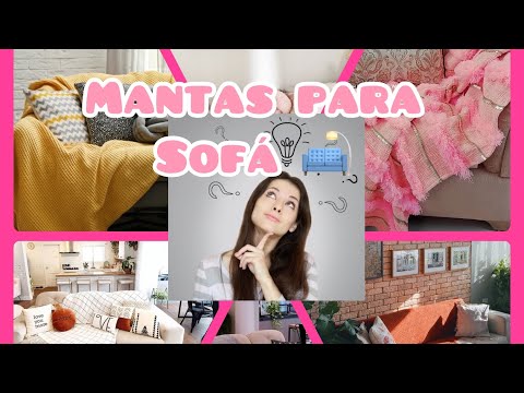 IDEAS DE CÓMO COLOCAR MANTAS PARA EL SOFÁ DE LA SALA 🛋