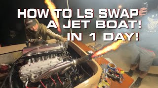 HOW TO LS SWAP BOAT IN A 1 DAY!