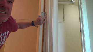 DIY Door Know How Adjusting Door Hinges?/Door Edge Gap Too Close...Part 1