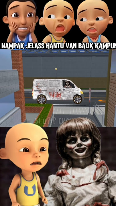 TEREKAM CCTV!!! VIRAL NAMPAK JELAS MISTERI HANTU MOBIL VAN BALIK KAMPUNG #upinipin #shorts #short