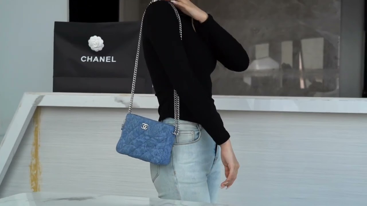 CHANEL 23P Denim hobo bag ,Fashion trend 