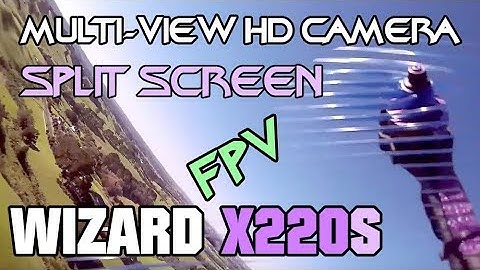 Wizard X220S Quadcopter Multi View Aerobatics FPV