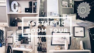 AESTHETIC ROOM TOUR 2019 B&W & GRAY YouTube