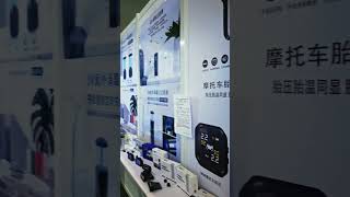 展会上的摩托车胎压检测器供应商Motorcycle tire pressure detector supplier at the show