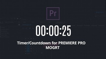 Timer Countdown for Premiere Pro MOGRT