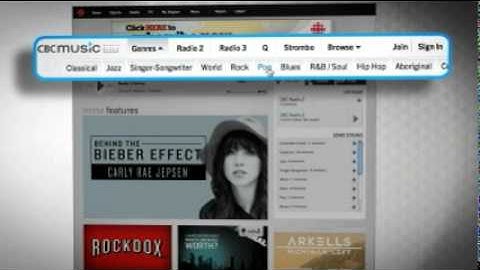 CBC Music - Navigation Video