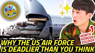 North Korean Soldier Reacts to US MILITARY TRANSPORT AIRCRAFT