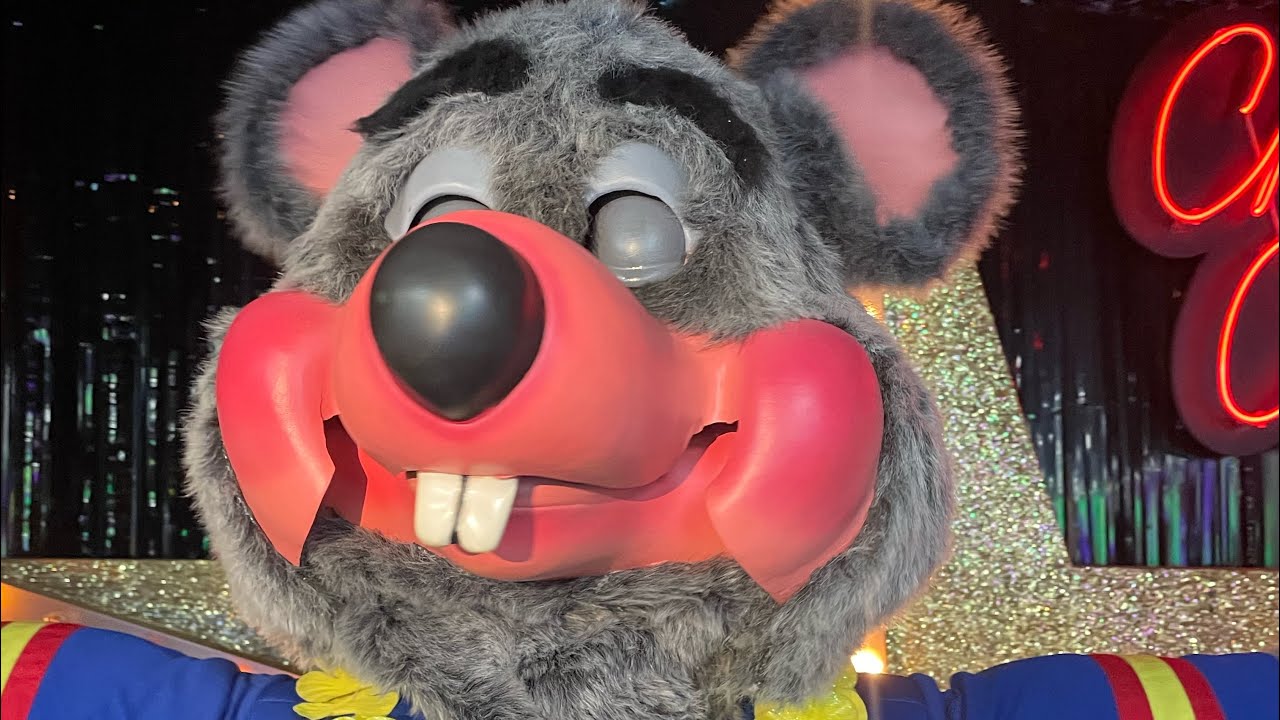 Let’s have a party Chuck E. Cheese Pineville nc (new mask) 