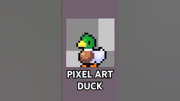 Learn How To Pixel Art in 30s or Less! Create A Duck #pixelart #devlog