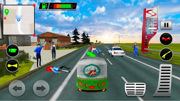 Tuk Tuk Rickshaw - Realistic Taxi Game #9 - Android Gameplay