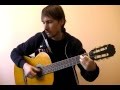"Разлука" (Гардемарины вперед) соло кавер на гитаре В.Трощинков | уроки гитары Киев и Скайп