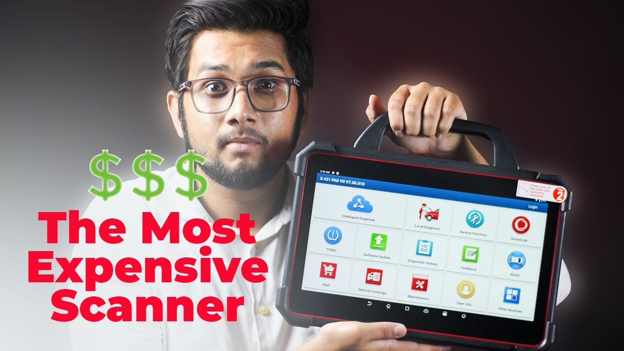 The Most Expensive Car Scanner OBD2 Scanner Launch X431 PAD 7