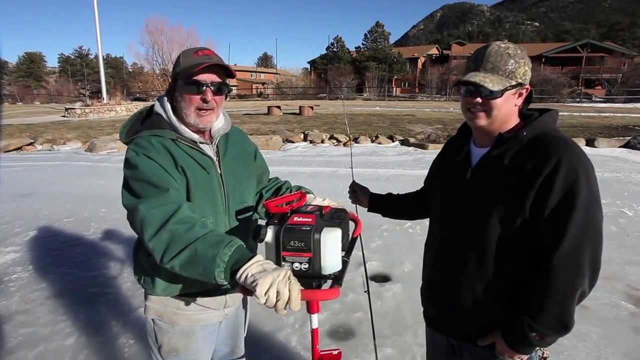 Ice Fishing At the Trout Haven Fishing Pond with Pros Lee and Alec