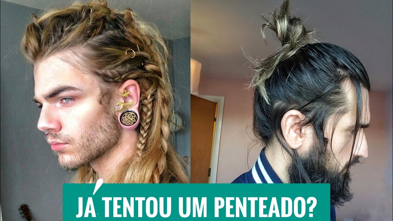 PENTEADOS PARA CABELO GRANDE MASCULINO | 1 ANO e 3 MESES DEIXANDO CRESCER -  thptnganamst.edu.vn