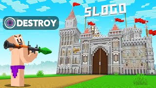 Adding GUNS to a Minecraft BUILD BATTLE!