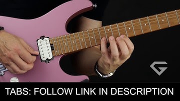 Bizarre alternate picking lick with tabs