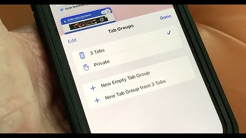 How to use tab page in new Safari iOS15 on iPhone 12