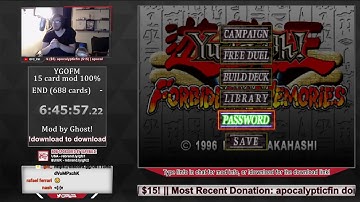 Yu-Gi-Oh! Forbidden Memories - 15 Card Mod 100%! | !info for info [Part 1]