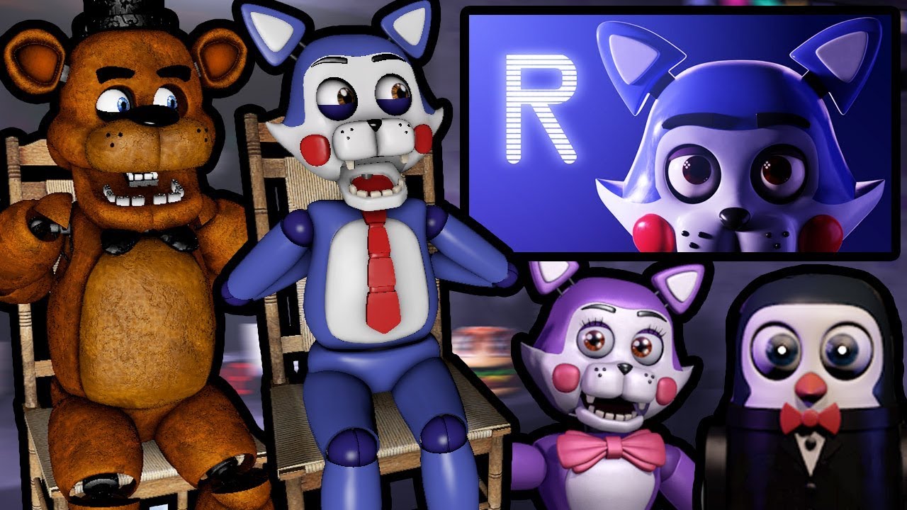 FREDDY AND CANDY REACT TO: Five Nights at Candy's Remastered (Official) 