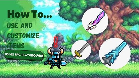 How to Use Items | RPG Playground Premium | Free, No-Coding, RPG Creator