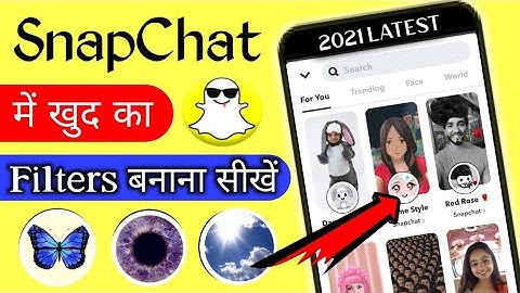 SnapChat me Filter kaise banaye ! Full Tutorial ! How to create Snapchat Filter ! Lenses ! In Hindi