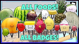 HOW TO GET ALL 55 FOODS SKINS in Secret Staycation | ROBLOX