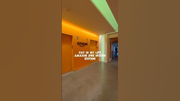 DAY IN THE LIFE OF A SOFTWARE ENGINEER INTERN #dayinthelife #faang #swe #amazon #foryou #shorts #fyp