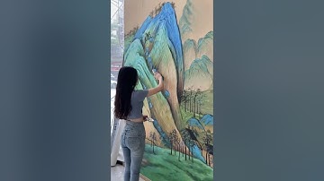 Vlog 2: Biến bức tường thành bức tranh nghệ thuật tuyệt đẹp #shorts