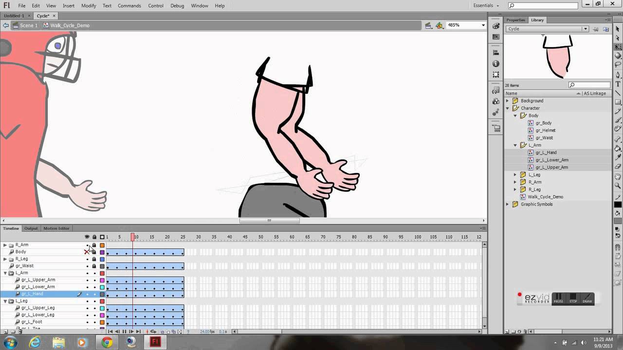 how to create animation in adobe flash cs6