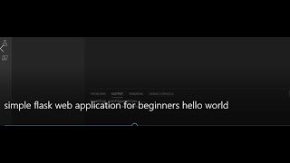 Learn Flask For Web in 10 Minutes For Beginners