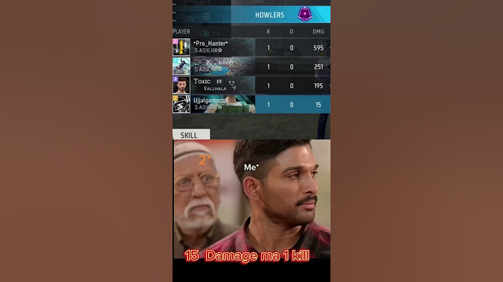 15 damage mein 1 kill !!