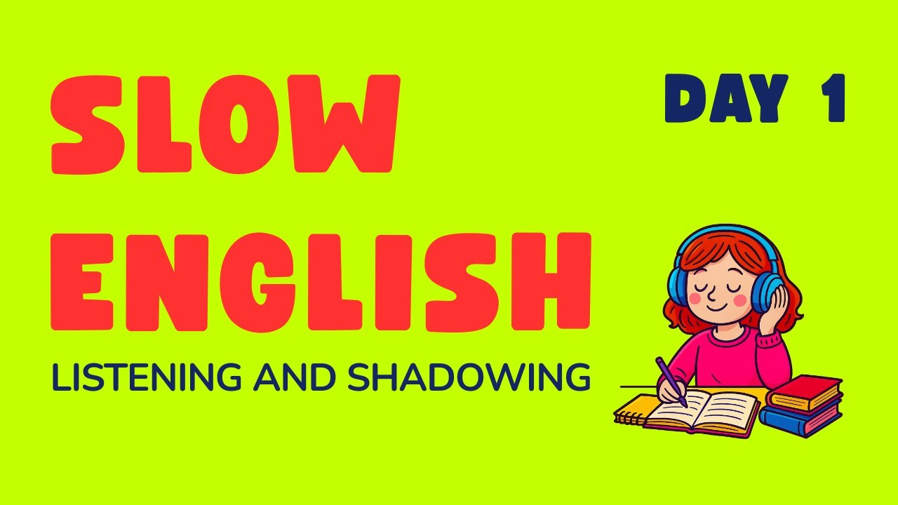 Day 1 Challenge Speak English with Me! | Shadowing Practice for ...