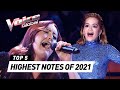 Stunning HIGH NOTES in The Voice 2021 that are out of this world!