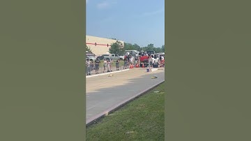 NPRC Drag Racing blowing a tire￼