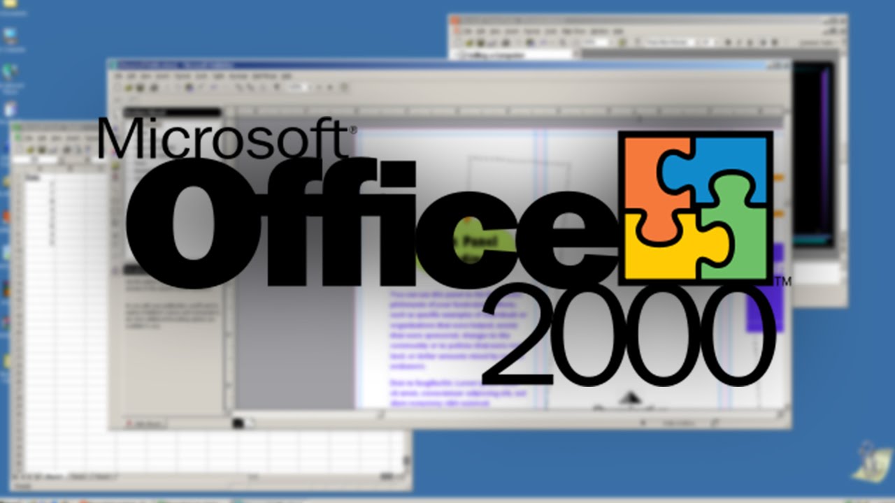 Microsoft Office 2000 (1999) - Time Travel - YouTube