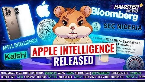 New iPhone 16 and Apple’s AI launch, $1 billion crypto refund, Bitcoin ETF outflows ⚡️ Hamster News