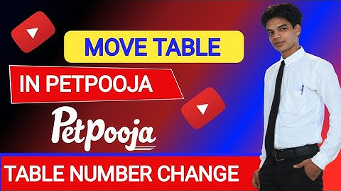 Table Number Change in Pet Pooja | Petpooja me inventory kaise banaye |  Petpooja Move Table