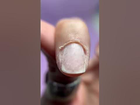 Как нанести френч #гельлак #френч #ногти #молочный #гель # ...