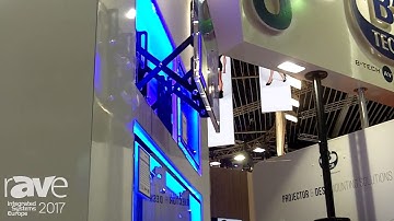 ISE 2017: B-Tech Demos Pop-Out Video Wall Mounts