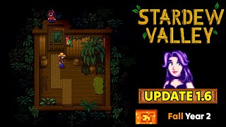 LIVE | Entering FALL Year 2 | UPDATE 1.6.4 | Stardew Valley Gameplay